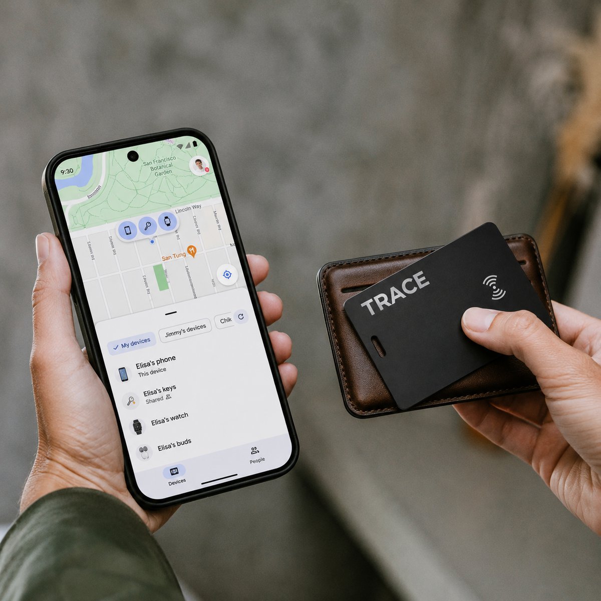 Never Lose
Your Wallet
Again